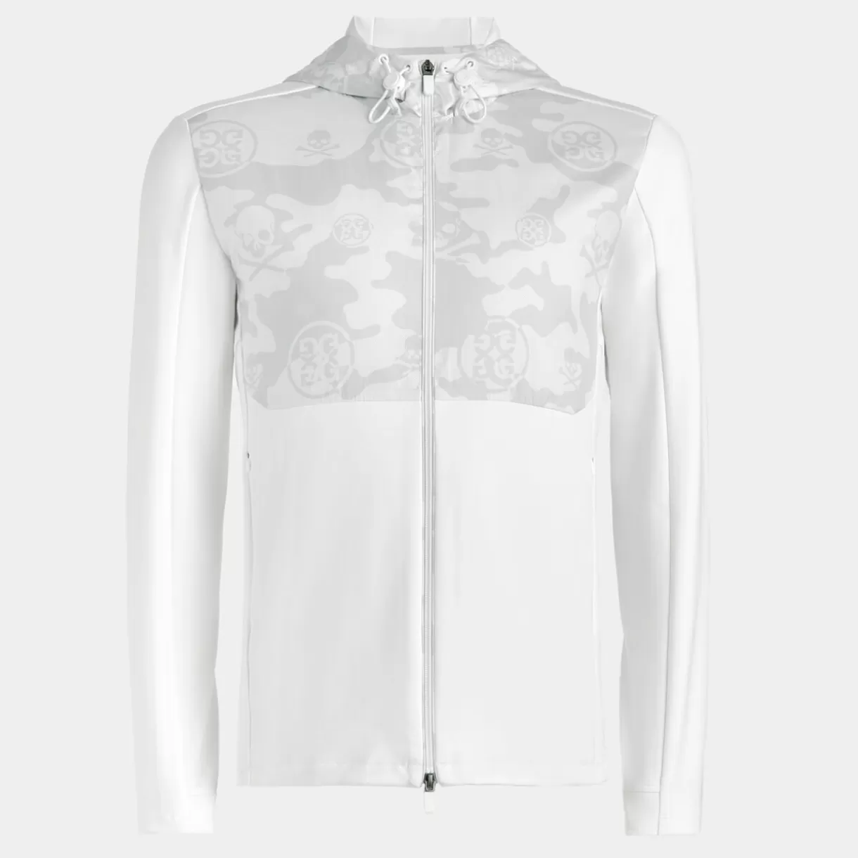 G/FORE Exploded Camo Stretch Tech Interlock Performer Hooded Jacket- Outerwear