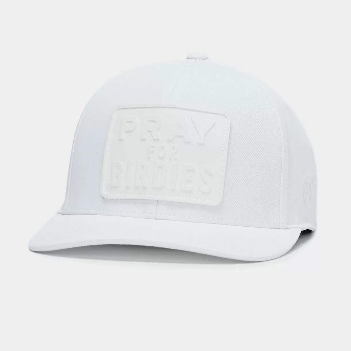 G/FORE Monochrome Pray For Birdies Stretch Twill Snapback Hat- Hats